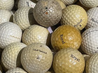 100 Vintage Golf Balls Used Bulk Lot Mixed Brands - Display  Collection  Etc