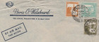 Palestine 125 Mils Airmail Rate Cover Ex Tel Aviv 22 Oct 1946 To New York Usa