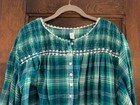Nwt Y2k Covington Nightgown Flannel Plaid Country Core Plus Size 2xl