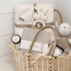 Baby And New Mom Gift Basket Includes Handmade Bebebask Diaper Caddy