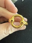 Hermes Scarf Ring Gold In Box From California 