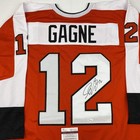 Autographed signed Simon Gagne Philadelphia Orange Hockey Jersey Jsa Coa Auto