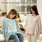 Cotton Muslin Nursing Cover  2 Pack  360   Full Privacy Poncho