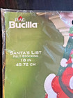 Bucilla Santa s List Christmas Stocking Felt Applique Kit 86360 18-inch 18 