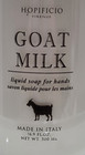 Hopificio Goat Milk Liquid Hand Soap 16 9 Oz Glass Bottle Moisturizing Italy