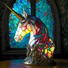 Animal Table Lamp Stained Night Light Retro Desk Lamps Decoration Xmas Gift