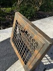 This Is A Vintage Metal Heat Register Or Furnace Grate  Likely Made Of Cast Iron