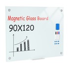 Dry Erase Glass Whiteboard  Magnetic Glass Dry-erase Board W markers And Eraser