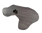 Michael Ricker Signed Pewter Sculpture Artist At Easel With Dog 5 5  W X 5  H