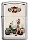 Zippo Harley-davidson Us Army Brushed Chrome Pocket Lighter  One Size