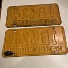 Pair Of Original 1951 With    52 Tag New York License Plates