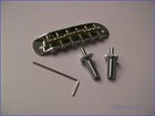 Vintage Japanese Style Super Low Profile Chrome Guitar Bridge  Vr-2 Ezpz Parts