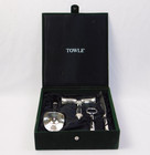 4 Pcs Vintage Towle Silversmiths Silver Plated Bar Tool Set In Box