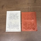 Stampin    Up  Joy   Noel Clear Mount Stamp Set  147839 Holly