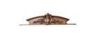 49 6  Large Antique French Carved Walnut Wood Pediment  Louis Xvi Style