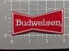 Budweiser Bud Patch Beer Drinking Alcohol Embroidered Iron On Patch 1 5x3 