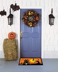 Halloween Doormat Non Slip Front Door Mat  Easy To Clean Low Profile Mat For Ent