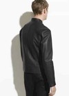 Black Leather Jacket Men Pure Lambskin Biker Moto Size Xs S M L Xl Xxl 3xl 4xl