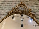 Vintage Cherub Oval Vanity Mirror Tray   Parfum  Gold Tone Gilt Matson  B1