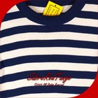 Nwt Hanna Andersson Short Johns Pajamas Navy Blue White Stripe 130 8