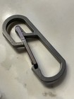 Titanium Carabiner Clip  Edc Keychain  Cosmic Star Dust Color  Blue gold Anodize