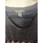 Inc International Concepts Petite L Metallic Chevron Knit Sweater Dress