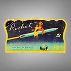 Vintage Lot Of 3 Needle Book American Atomic Rocket Space Ship Gold Eye Plated