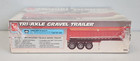 Amt Ertl Tri-axle Gravel Trailer 1 25 Scale Plastic Model Kit 8628  New Sealed