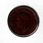 1940 Canadian Circulated George Vi   Maple Leaf One Cent Coin 