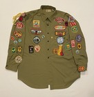 Vtg 1970s Boy Scout Shirts Lot Of 5- Patches  Pins  Medals  Belt Minnesota Usa