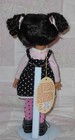 Kemper Tamika Doll Wig Size 8 9 Dark Brown Short Afro Ponytails No Part Nwt