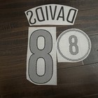 2004-05 Davids Netherlands Holland Nameset Name Number La Liga T90 Total 90