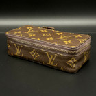Louis Vuitton Monogram Posh Monte Carlo Jewelry Case Brown M47352 Lv Authentic