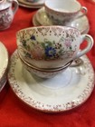 Vintage Child s Hand Painted Lusterware Tea Set Japan Service For 6