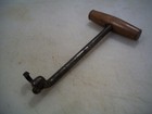 Antique Dental Tooth Extracting Key Tool W  Fine Wood Handle  Great Collectable