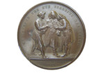 1848 United Kingdom Great Britain Art Union Of London Hogarth Bronze Medal Rare