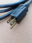 Power Supply Cord With 3 Prong Molded Cap   16 Gauge 3 Conductor length 8 Feet