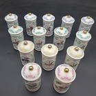 Lenox Carousel Spice Jars Set Of 14 Vintage No Carousel 
