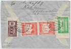 1939 Kabul  Afghanistan To Winsor  Ct Airmail Peshawar  India Censor  c5940 