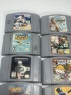 Nintendo 64 N64 Lot Of 16 Games Bundle Classics    Nfl Nba Mlb Wcw Star Wars