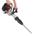 2 Stroke Gas Powered T Post Driver Fence Pile Driver Jack Hammer W chisel 32 7cc