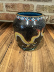 A Chinese Cloisonn   Dragon Brush Washer  Late Qing 