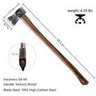 Dwfkht 35 5  Splitting Axe  Wood Splitting Axe Medium Large - Head 4 5 Lbs Cf