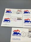  5  Us Postal History American Freedom Train Pictorial Washington Dc 4 1975- Lot