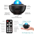 New Led Starry Galaxy Projector Night Light Child Gift Usb Bluetooth Music Playe