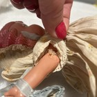 Vintage Celluloid Carnival Kewpie Flapper Doll Japan Inspection Stamp 8in Tall