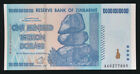 Zimbabwe 100 Trillion Dollar Bill Aa 2008 Uncirculated 100  Coa Genuine