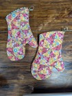 Wholesale Lot Cotton Floral Oven Mitts 