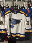 Authentic Brandon Saad Game Worn Used Road Jersey St  Louis Blues Coa 2023-24