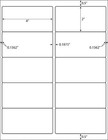 1000 Count Blank Address Shipping Labels 100 Sheets 2  X 4  10-up 10 Per Sheet